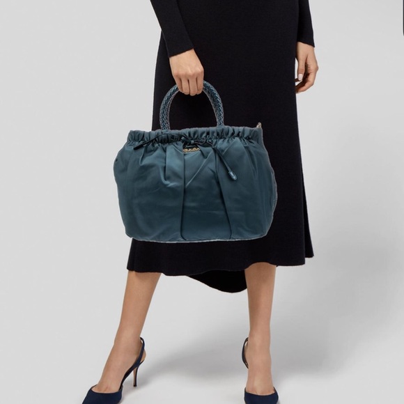 Prada Tessuto Bow Handle Bag - Picture 3 of 12